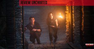 Featured image for review of Uncharted on Sean Kelly on Movies