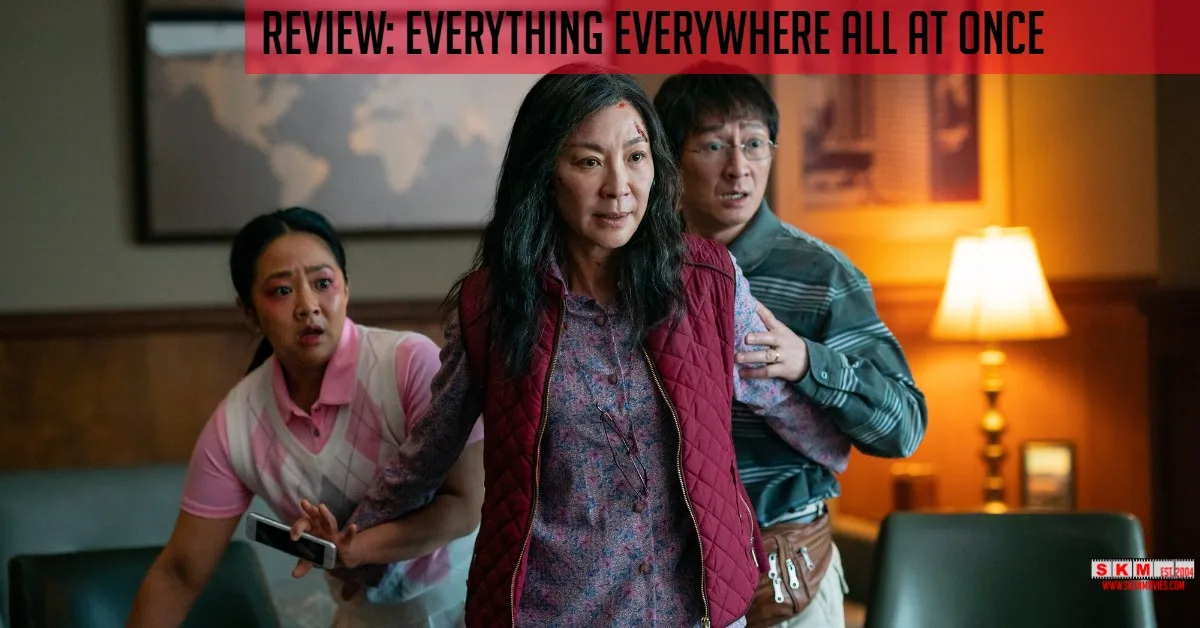 Featured image for review of Everything Everywhere All at Once on Sean Kelly on Movies